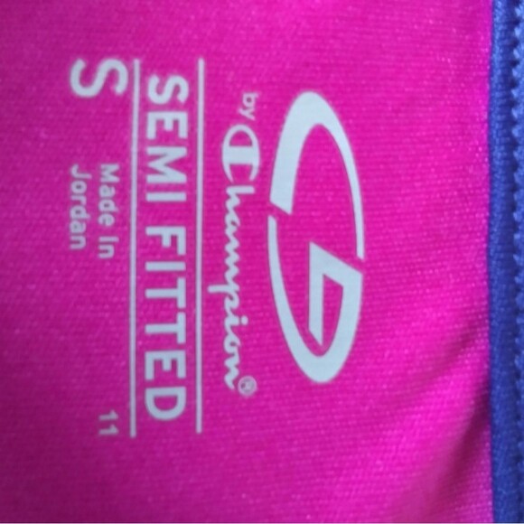 Champion Workout Athletic Semi Fitted Top Pink Size Small - Picture 9 of 9